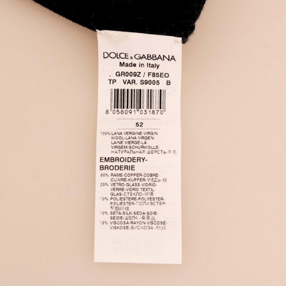 ⚡️SOLD! NWT DOLCE & GABBANA Men's Wool Crewneck Sweater - Picture 6 of 7